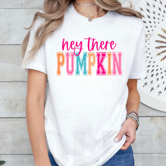 Hey There Pumpkin (Colorful)